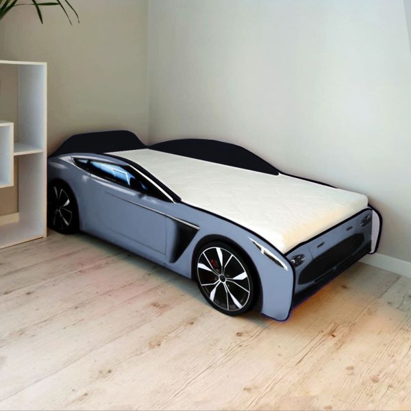Ліжко машина Aston Light Grey