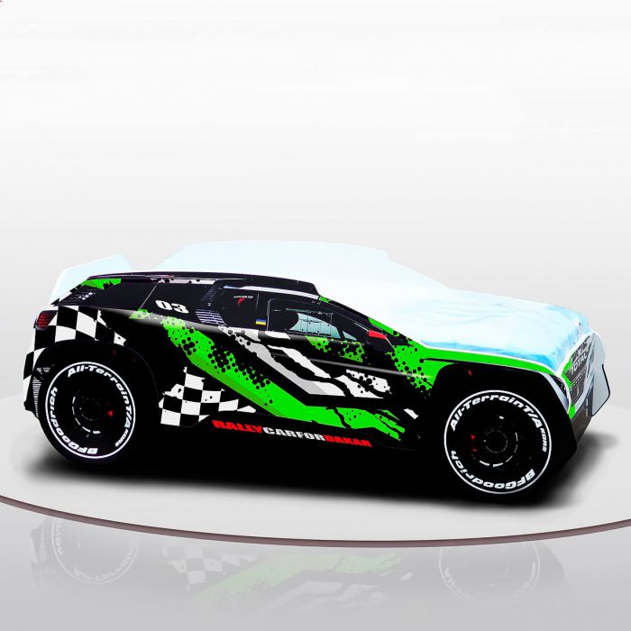 Ліжко-машина Dakar 03 green