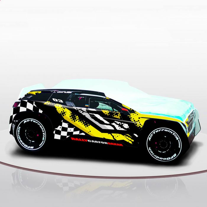 Ліжко-машина Dakar 03 yellow