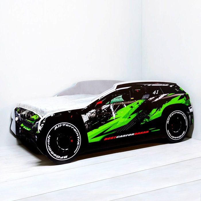 Ліжко-машина Dakar 41 green