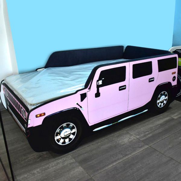 Ліжко машина Джип Pink для дівчинки